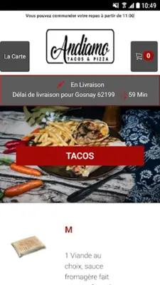 Andiamo Pizza Bruay android App screenshot 2